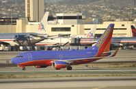 N251WN @ KLAX - Taxiing to gate at LAX - by Todd Royer