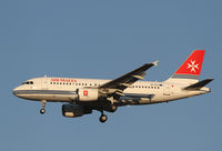 9H-AEH @ LOWW - Air Malta Airbus A319 - by Thomas Ranner