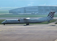 9A-CQB @ AMS - Arrival on Schiphol Airport and taxi to the gate - by Willem Göebel