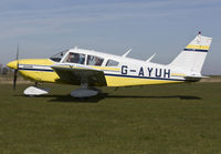 G-AYUH @ EGSV - Awaiting departure clearance. - by Matt Varley