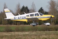 G-AYUH @ EGSV - About to touch down. - by Graham Reeve
