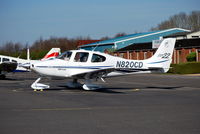 N820CD @ EGTB - Cirrus SR22 at Wycombe Air Park - by moxy
