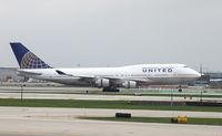 N127UA @ KORD - Boeing 747-400 - by Mark Pasqualino