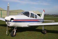 G-AYKW @ X5FB - Piper PA-28-140 Cherokee, Fishburn Airfield, March 2012. - by Malcolm Clarke