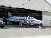 N155DM @ CNO - Pulled out of the hanger, motors being worked on - by Helicopterfriend