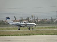 N425WT @ CNO - Rolling westbound 26R for take off - by Helicopterfriend