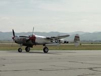 N7723C @ CNO - Taxiing to runway 26 - by Helicopterfriend