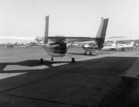 N2181X @ SLE - Rear View of engine at McNary Field, Salem in 1968 - by Mark Peterson