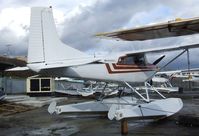 N1102G @ S60 - Cessna A185F Skywagon on floats at Kenmore Air Harbor, Kenmore WA