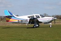 G-BFXS @ EGSV - Just landed. - by Graham Reeve