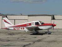 N7974W @ CNO - Starting to taxi from near the paint shop - by Helicopterfriend