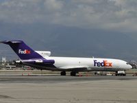 N493FE @ ONT - Parked and waiting to be loaded - by Helicopterfriend