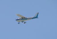 N3670L @ CCB - Flying across the westend for the turn onto the downwind leg - by Helicopterfriend