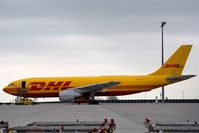 EI-OZF @ EDDP - One lonely DHL-airliner on main apron..... - by Holger Zengler