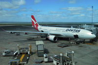 VH-EBI @ NZAA - QF announced that they will stop flying AKL-LAX, and thus we won't see the beautiful A330 at AKL much longer - by Micha Lueck