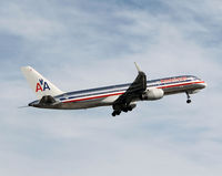 N606AA @ KSNA - The only 757 I saw at John Wayne