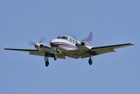 G-VIPP @ EGGP - On approach to runway 27. - by Mark J Kopczewski