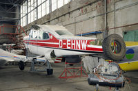D-EHNW @ LHBS - Was involved in a landing accident on July the 11th 2011. The remains of the aircraft are now stored in the back of the hangar. - by Joop de Groot
