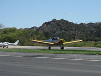 N99711 @ SZP - 1946 ERCO Ercoupe 415-D, Continental O-200 100 Hp upgrade, landing Rwy 22 - by Doug Robertson