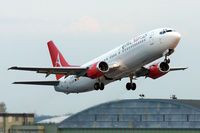EC-LNC @ LOWL - AlbaStar Boeing B737-4K5 depature to Verona