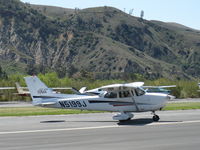 N5199J @ SZP - 2002 Cessna 172S SKYHAWK SP, Lycoming IO-360-L2A 180 Hp, CS prop, taxi off the active - by Doug Robertson