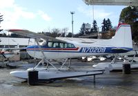 N70208 @ S60 - Cessna A185E Skywagon on floats at Kenmore Air Harbor, Kenmore WA