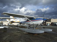 N70208 @ S60 - Cessna A185E Skywagon on floats at Kenmore Air Harbor, Kenmore WA