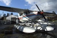 N7749A @ S60 - Cessna 180 Skywagon on floats at Kenmore Air Harbor, Kenmore WA