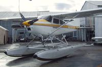 N2803K @ S60 - Cessna 180K Skywagon on floats at Kenmore Air Harbor, Kenmore WA - by Ingo Warnecke
