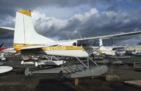 N2803K @ S60 - Cessna 180K Skywagon on floats at Kenmore Air Harbor, Kenmore WA
