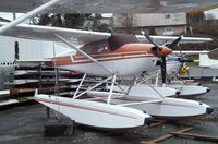 N1848Q @ S60 - Cessna A185F Skywagon on floats at Kenmore Air Harbor, Kenmore WA