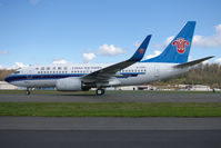 B-5283 @ KBFI - Seen at BFI after its first flight is the 4000th 737 Next Generation. - by Joe G. Walker