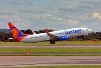 C-FEAK @ EGCC - Colourful livery