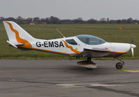 G-EMSA @ EGSH - Departing from SaxonAir.
