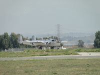 N9856C @ CNO - Turning onto runway 26R - by Helicopterfriend