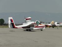 N8014C @ CNO - Taxiing to runway with canopy open - by Helicopterfriend