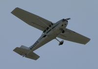 N442ES @ CNO - Flying over - by Helicopterfriend