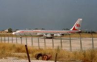 N8417 @ LGAV - Global Airways 707 with EATSCO written on its side.Another one where I got sunburnt. - by Guitarist