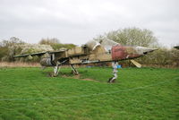 XX734 - Sepecat Jaguar GR.1. Well, some of it at least at the Gatwick Aviation Museum - by moxy