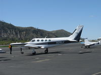 N28LV @ SZP - 1979 Cessna 340A, two Continental TSIO-520-NB 310 Hp each, turbocharged & pressurized, three-blade CS props, tip tanks - by Doug Robertson