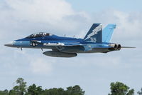 166899 @ LAL - 166899 (NJ-555), Boeing EA-18G Growler, 
C/n G-11  - displaying at 2012 Sun N Fun - by Terry Fletcher
