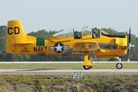 N128KA @ LAL - 1958 North American T-28B, c/n: 137760 at 2012 Sun N Fun - by Terry Fletcher