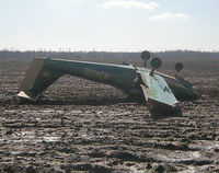N2452L - Tomahawk Down in a field in Arkansas - by Jackson County Sherrifs Dept