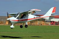 G-CEIE @ BREIGHTON - Typical nose down final approach
