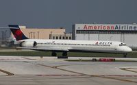 N913DN @ KORD - MD-90-30 - by Mark Pasqualino