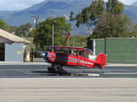 N5762B @ SZP - 1980 Great Lakes 2T-1A-2 SPORT TRAINER, Lycoming AEIO-360-B1FG 180 Hp, taking the active - by Doug Robertson