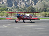 N5762B @ SZP - 1980 Great Lakes 2T-1A-2 SPORT TRAINER, Lycoming AEIO-360-B1FG 180 Hp, taxi off the active 04 - by Doug Robertson