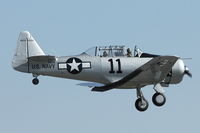 N604 @ LAL - 1959 North American SNJ-6, c/n: 112204 arriving at 2012 Sun N Fun - by Terry Fletcher