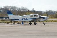 G-EKIR @ EGFH - Visiting Piper Cadet. - by Roger Winser
