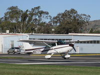 N97172 @ SZP - 1984 Cessna 172P SKYHAWK, Lycoming O-320-D2J 160 Hp, landing Rwy 04 - by Doug Robertson